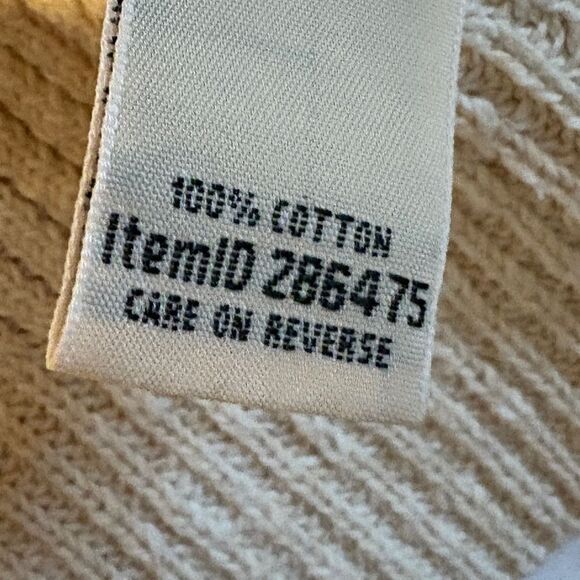 L.L. Bean Womens Open Front Sweater Cardigan‎ Sz XS Cream Casual Timeless Rustic - Picture 7 of 8